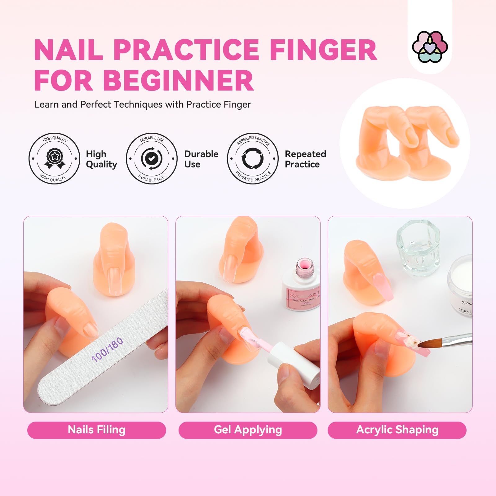 SAVILAND nail art accessories glitter rhinestones for creative designs