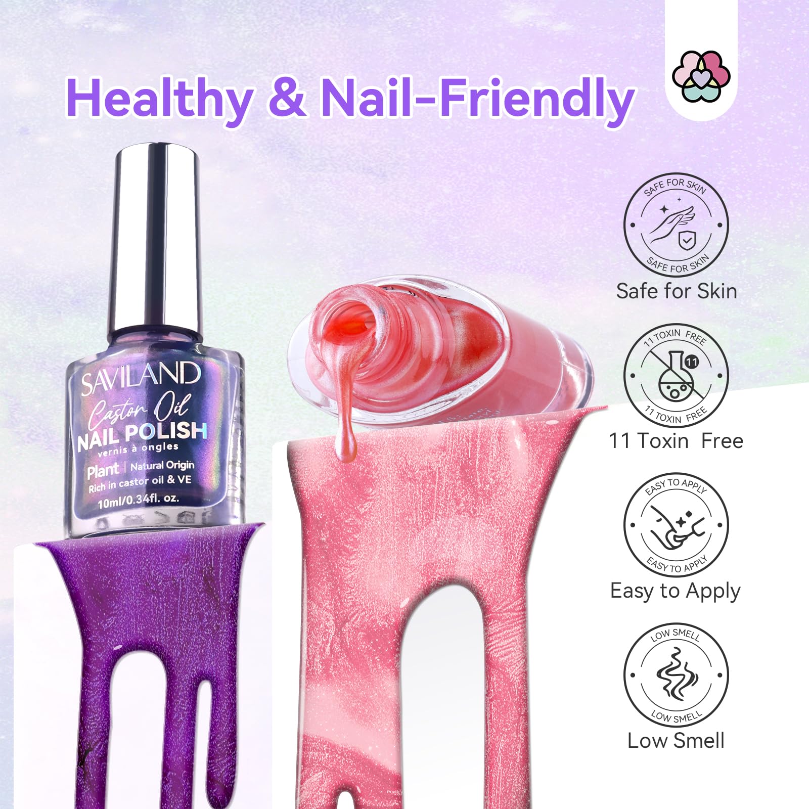 Gift-ready SAVILAND set ideal for birthdays or DIY spa-at-home beauty routines