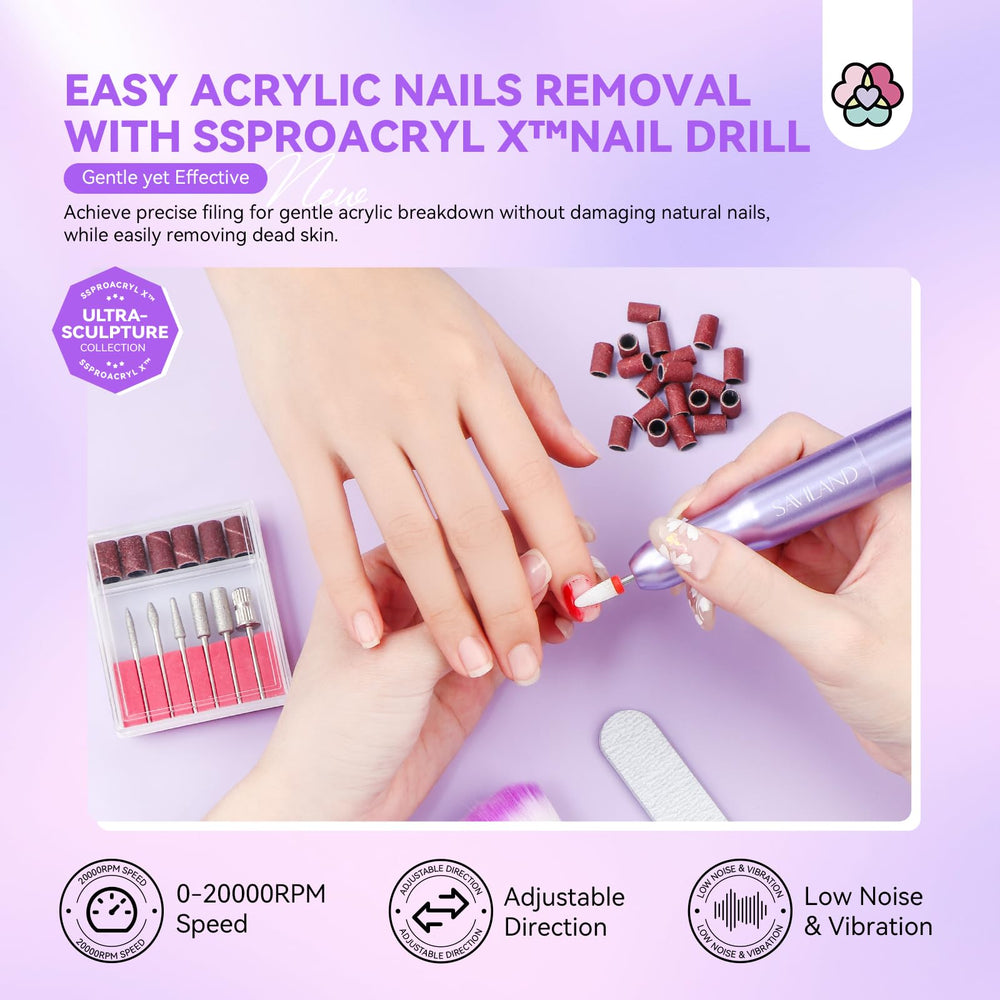 SAVILAND Nail brush helps even product application.