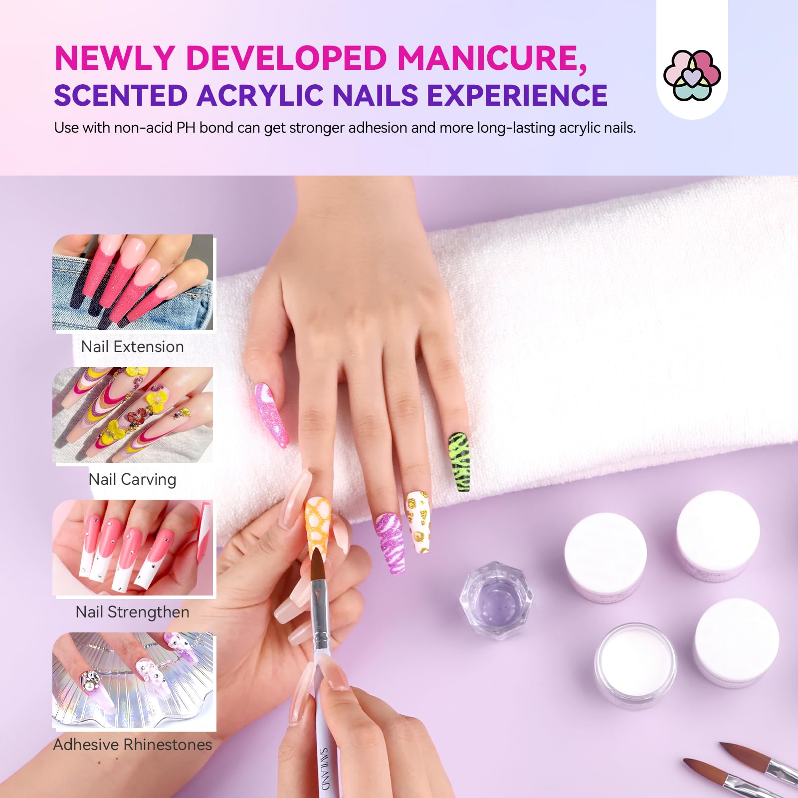 SAVILAND drill bits for precise filing and cuticle removal