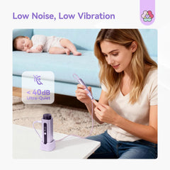 SAVILAND cordless handheld design supports convenient on-the-go nail care