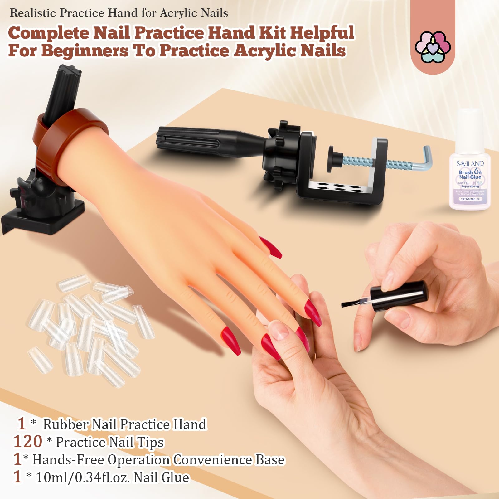 SAVILAND 10ml quick-drying glue ensures fast adhesion during sessions