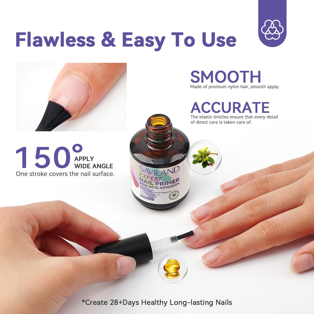 SAVILAND adhesion test showing durable wear on a gel manicure