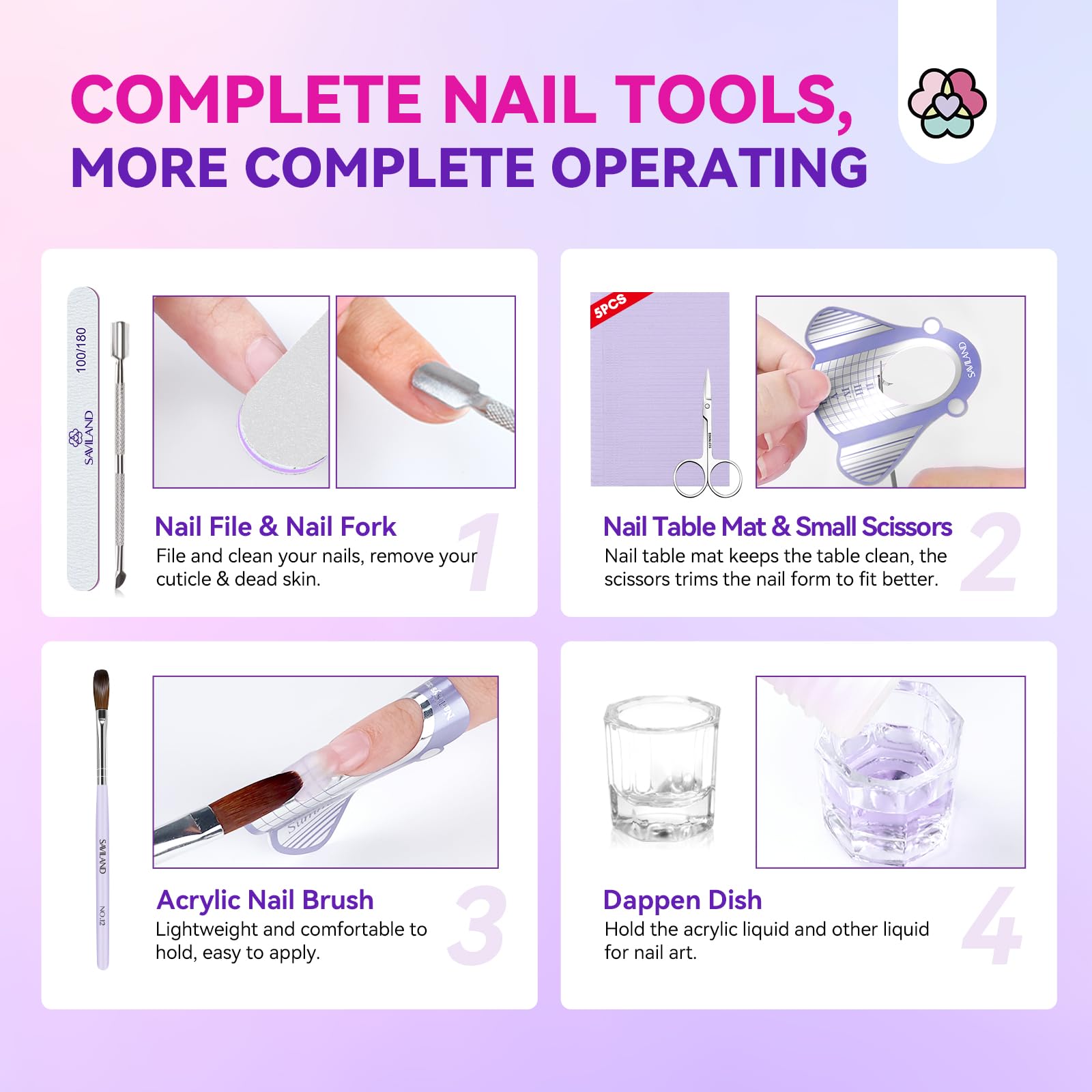 SAVILAND primer and top gel for salon-like finishes