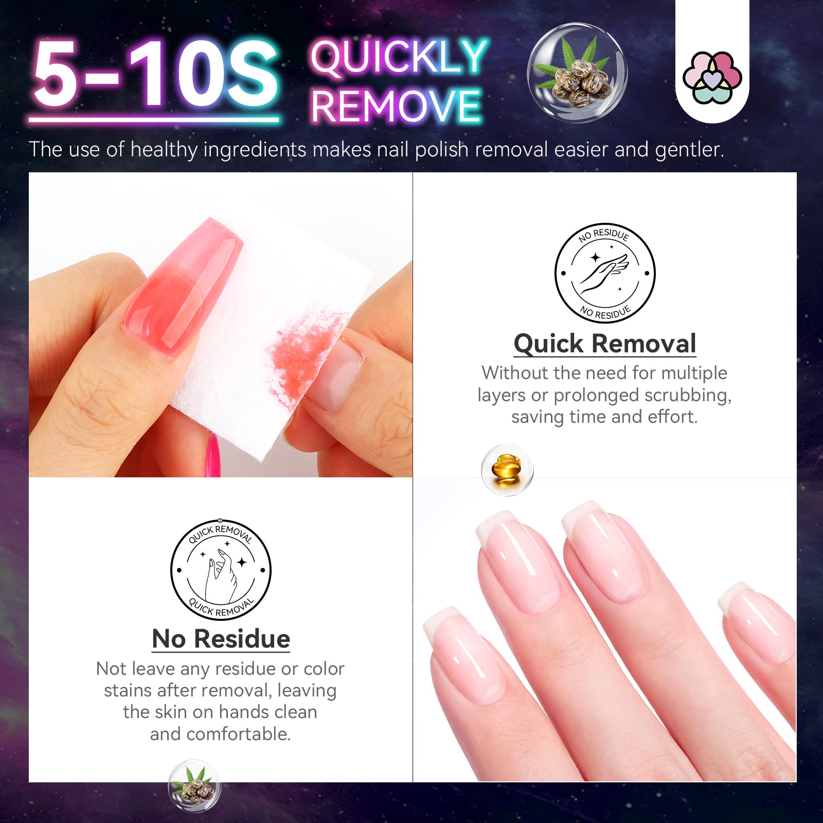 SAVILAND glow nails for nightlife and parties with vibrant neon effect.