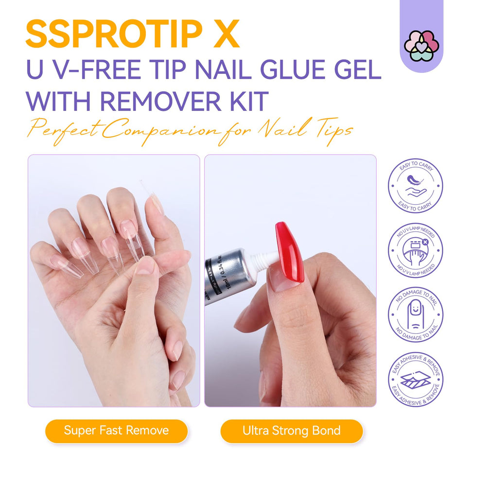 SAVILAND no-mess adhesion tubes ensure clean, quick use.