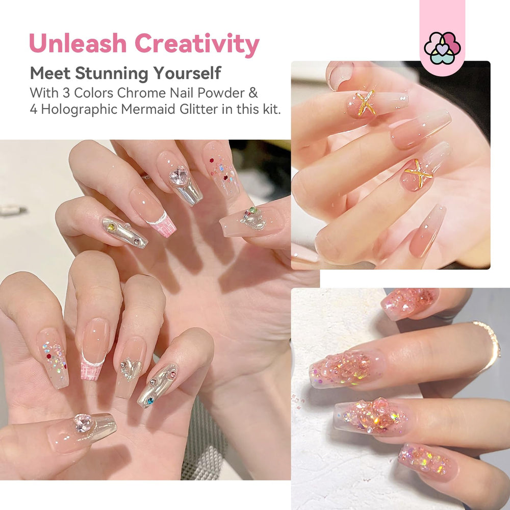 SAVILAND non-sticky, skin-friendly resin keeps nails comfortable during art.