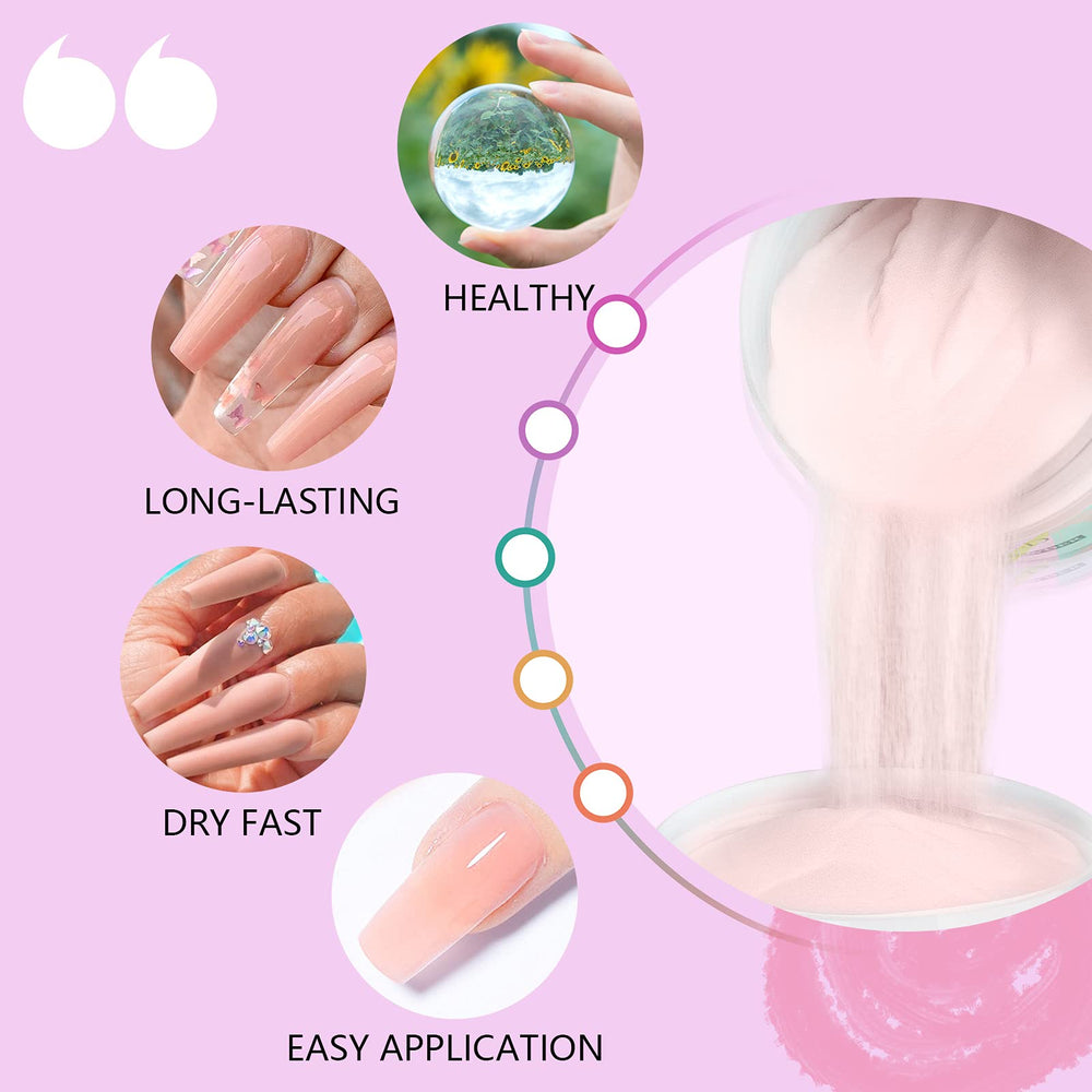 SAVILAND Nude Dip Powder excess swipe after dipping for clean finish