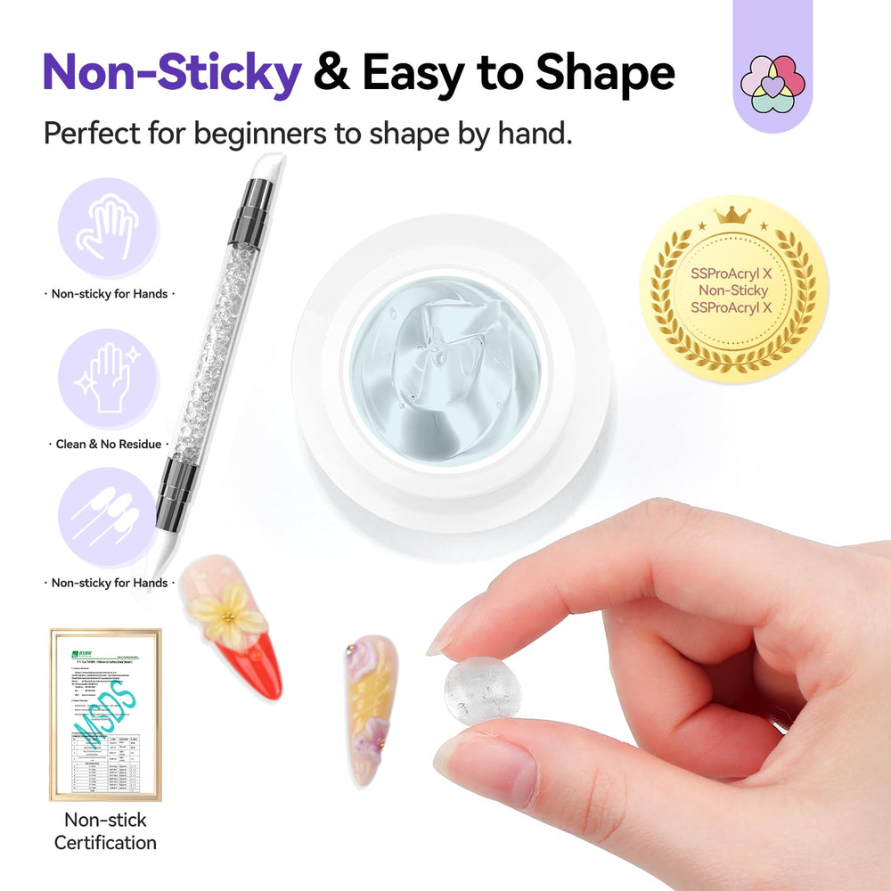 SAVILAND Pro Solid Builder 3D nail art sculpting pen for intricate designs.
