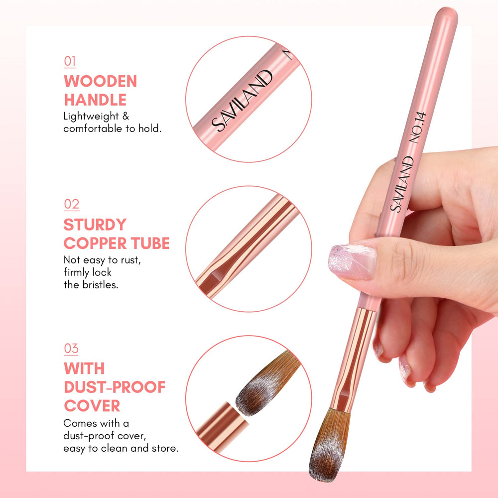 Saviland protective case with dust proof cap keeps bristles clean