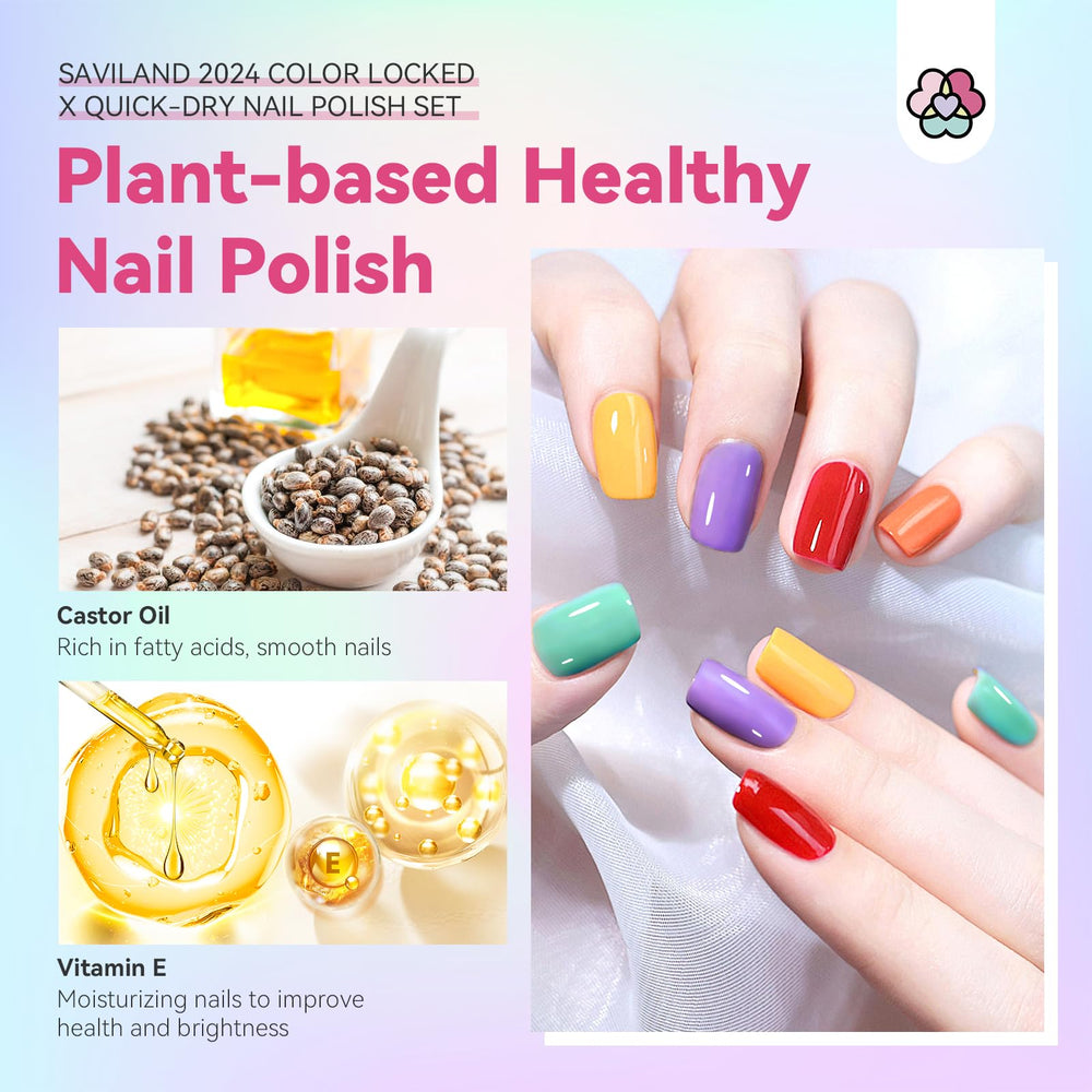 SAVILAND base-top coat for lasting base and shine