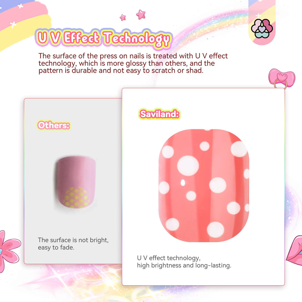 SAVILAND ABS safety materials highlighted for kids' nails