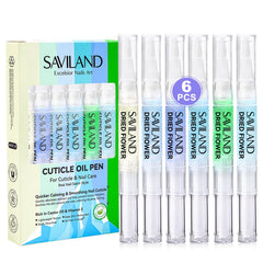 SAVILAND soothing cuticle oil pen packaging, compact and travel-friendly for on-the-go moisture.