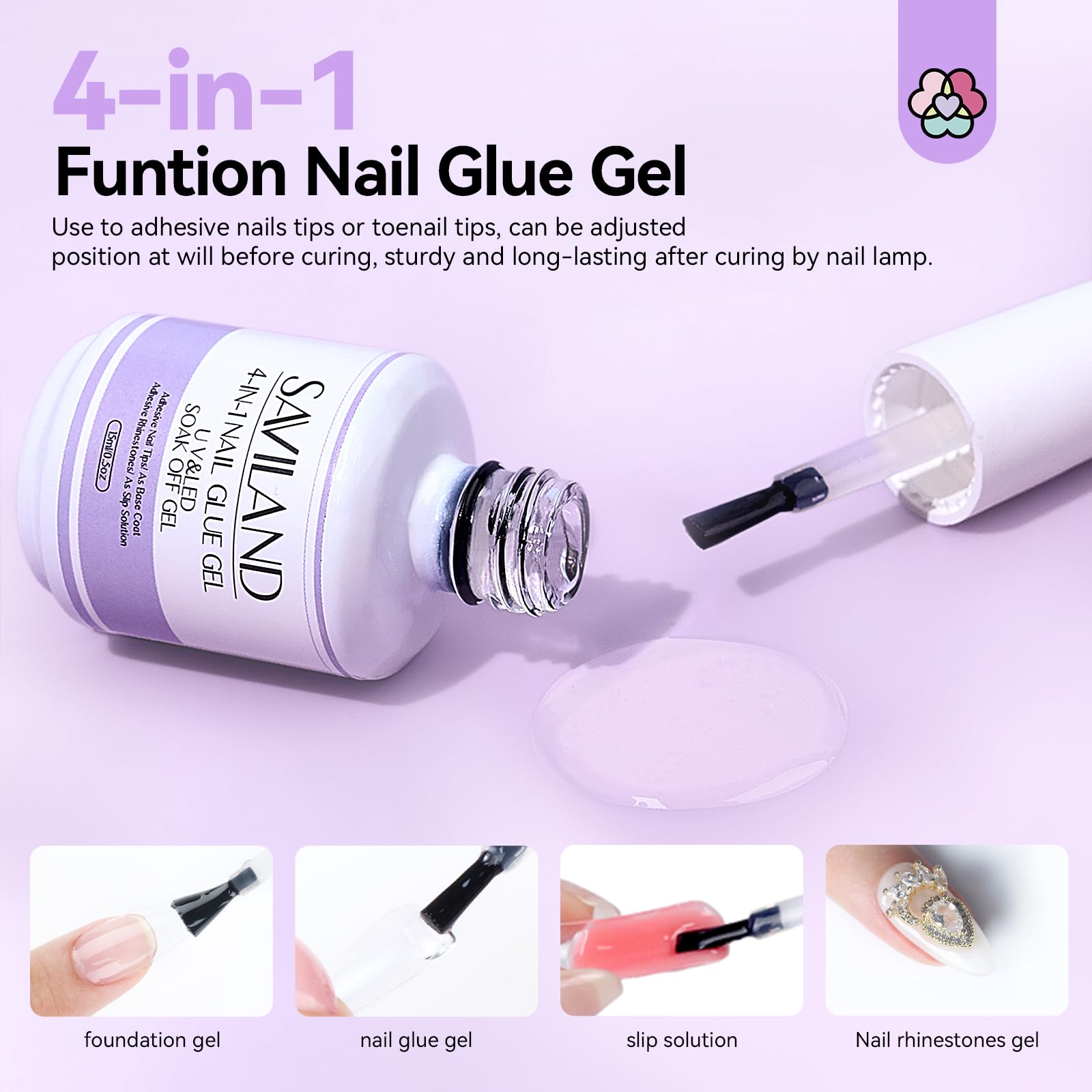 SAVILAND sponge nail file for smooth surface prep