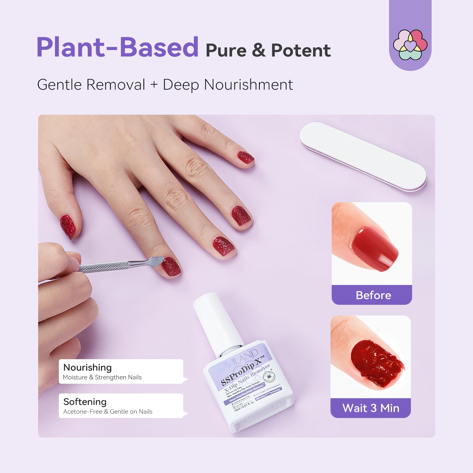 SAVILAND SSPro X Dual-Ended Nail Scraper enabling efficient scraping with minimal effort.