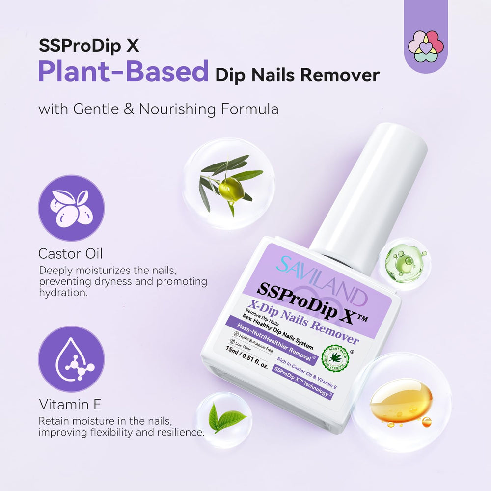 SAVILAND SSPro X Nail File shown for smoothing nail surfaces after removal.