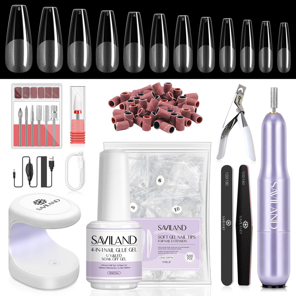 SAVILAND SSProTip X nail glue for quick, durable gel nails at home