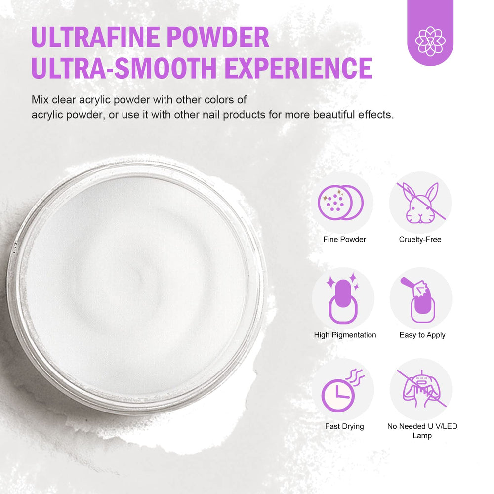 SAVILAND ultra-clear powder provides bubble-free extensions and potential 3D designs