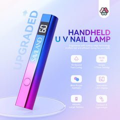 SAVILAND UV light for nails side view highlighting portability