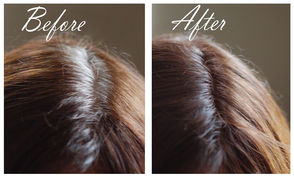 Saving Grace Hair Powder offers four blendable shades for versatile styling.