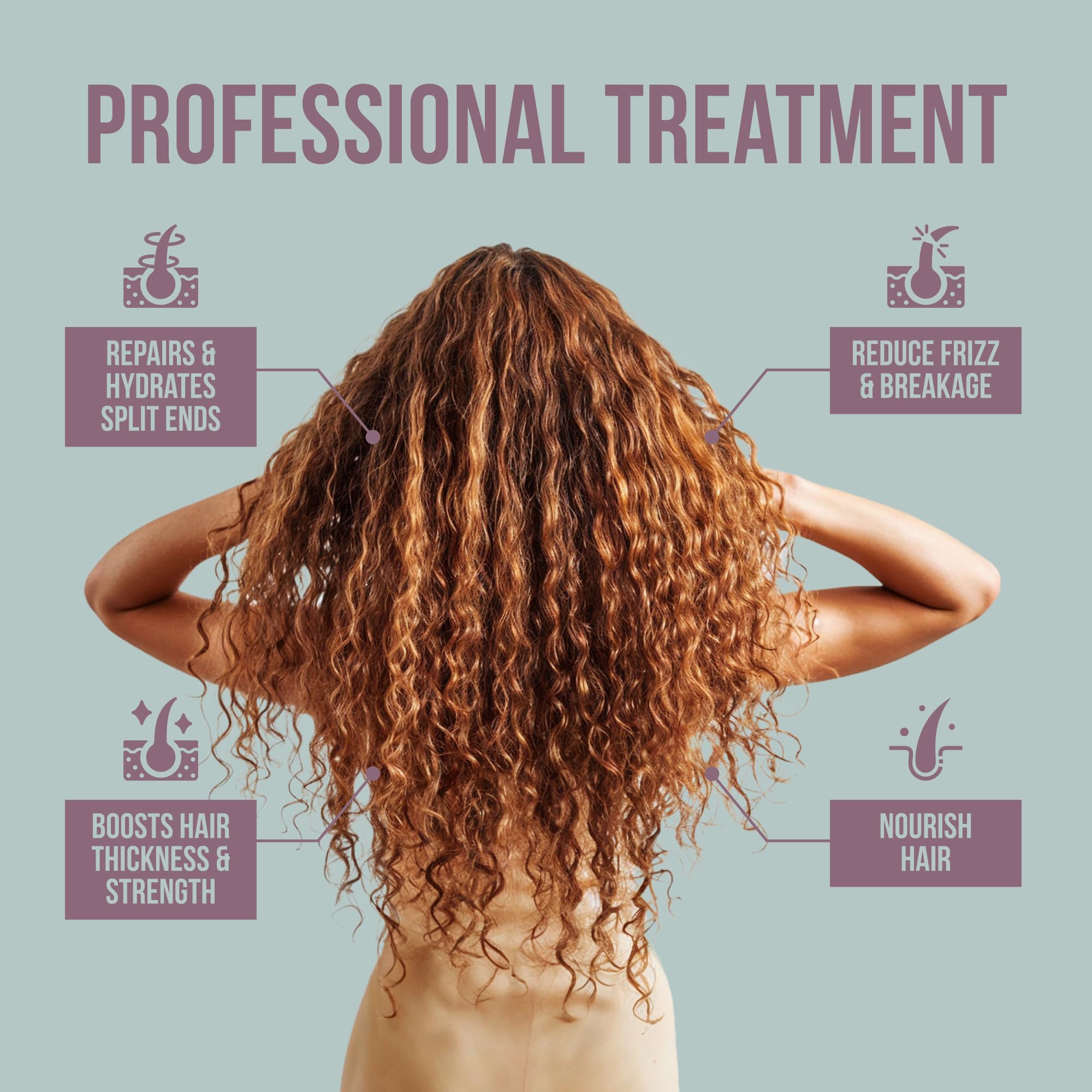 SAVION All hair types friendly formula applied via capsule