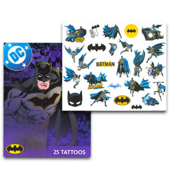 Savvi Batman temporary tattoo design for kid-friendly cosplay.