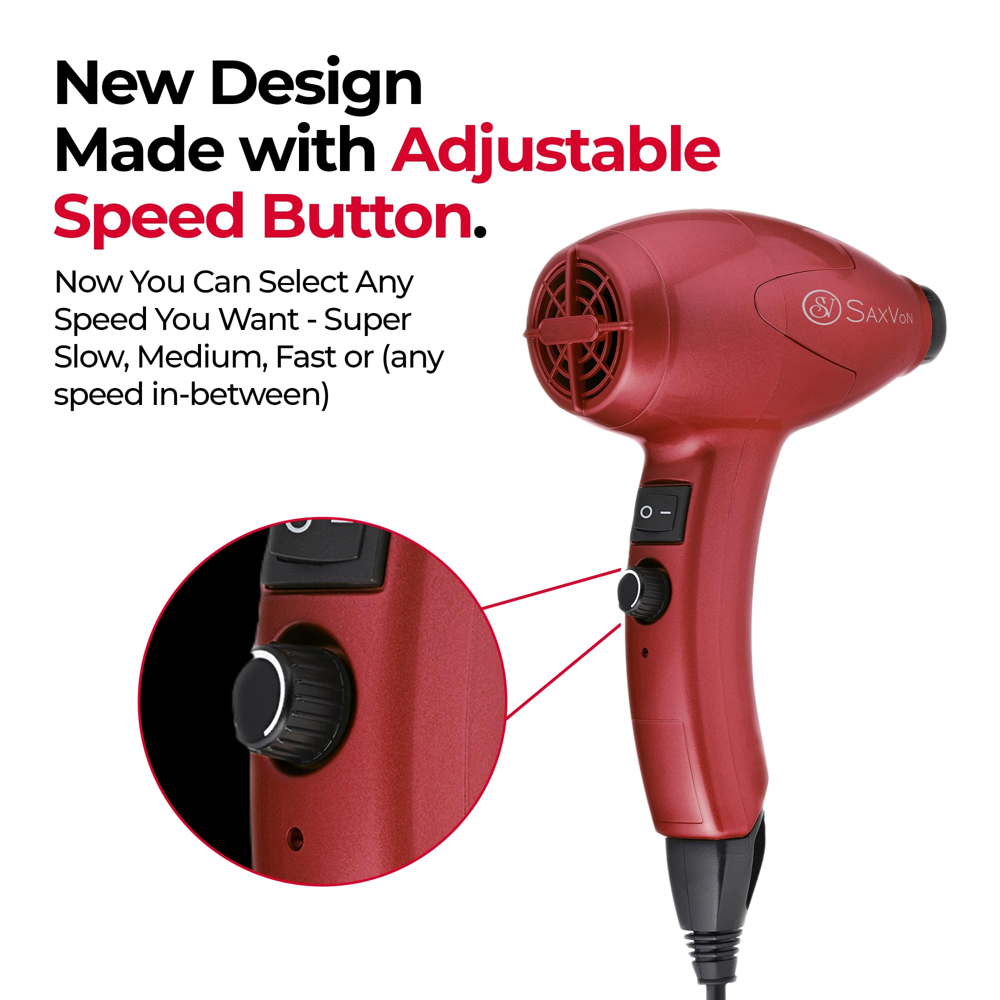 SaxVon adjustable speed settings tailor foot exfoliation to sensitivity.