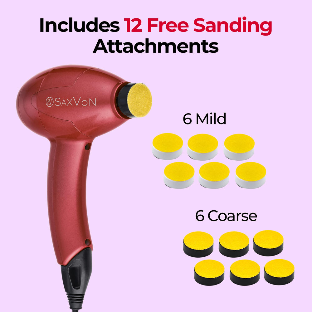SaxVon device shows no assembly or charging, ready to plug in.