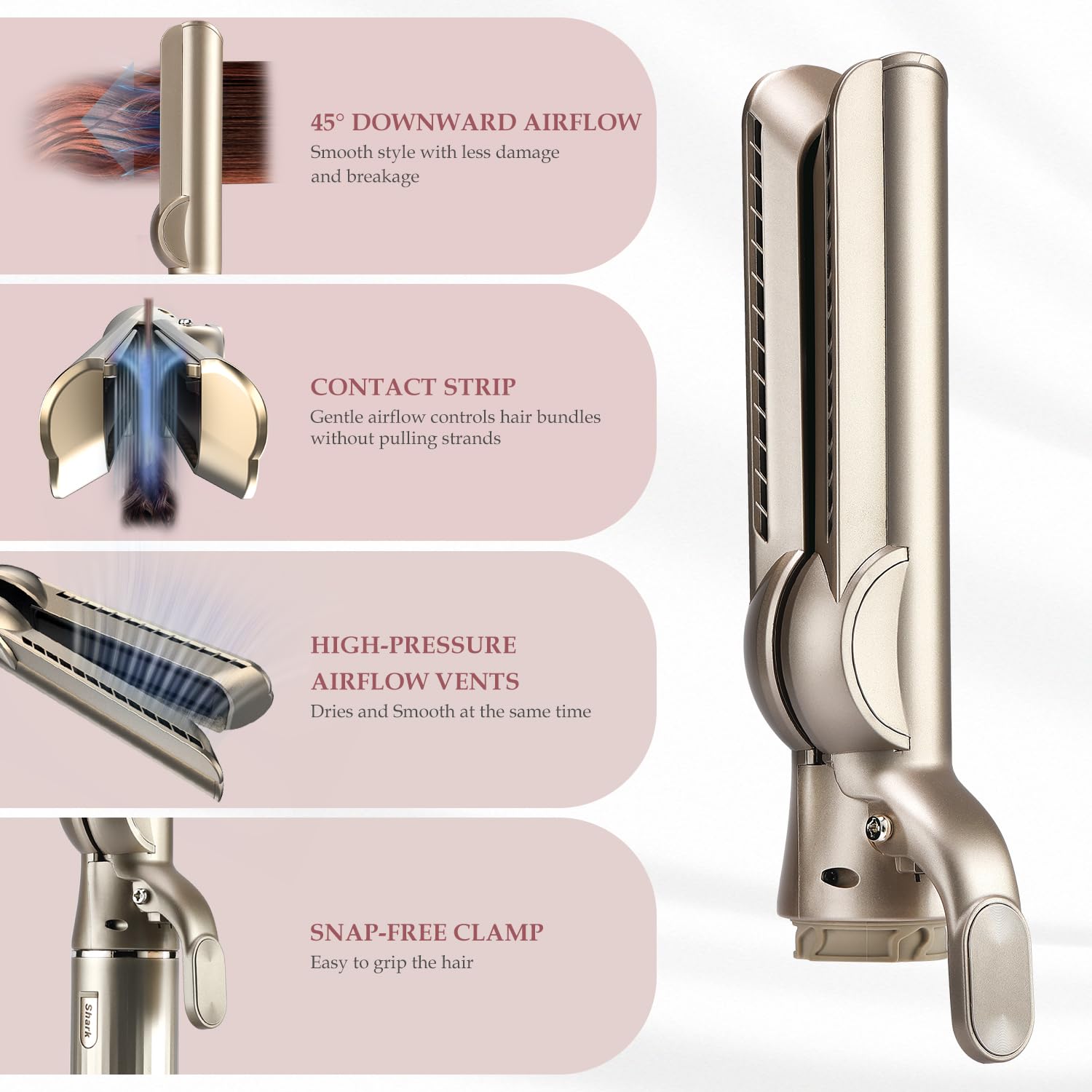 SAZIKA Durable air flow attachment made for long-lasting FlexStyle performance.