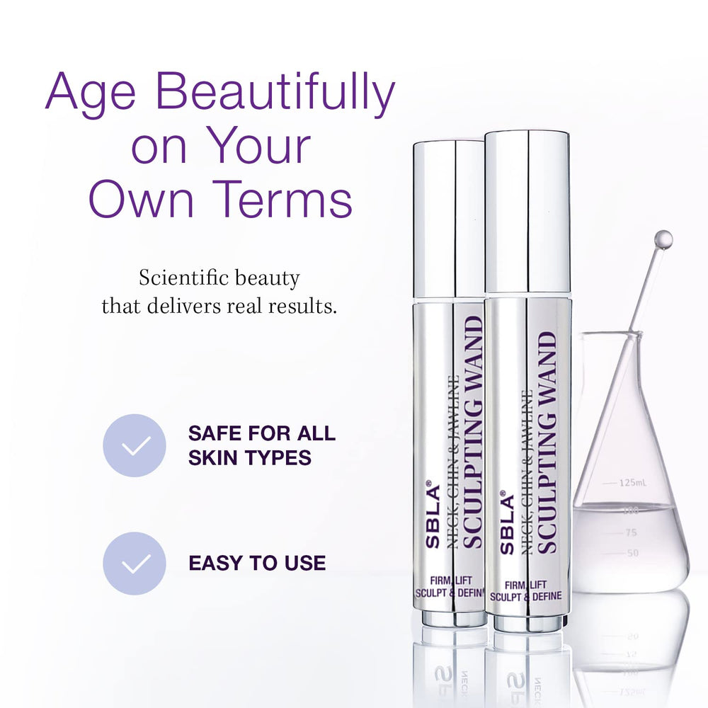 SBLA double peptide blend visual highlighting collagen-supporting design.