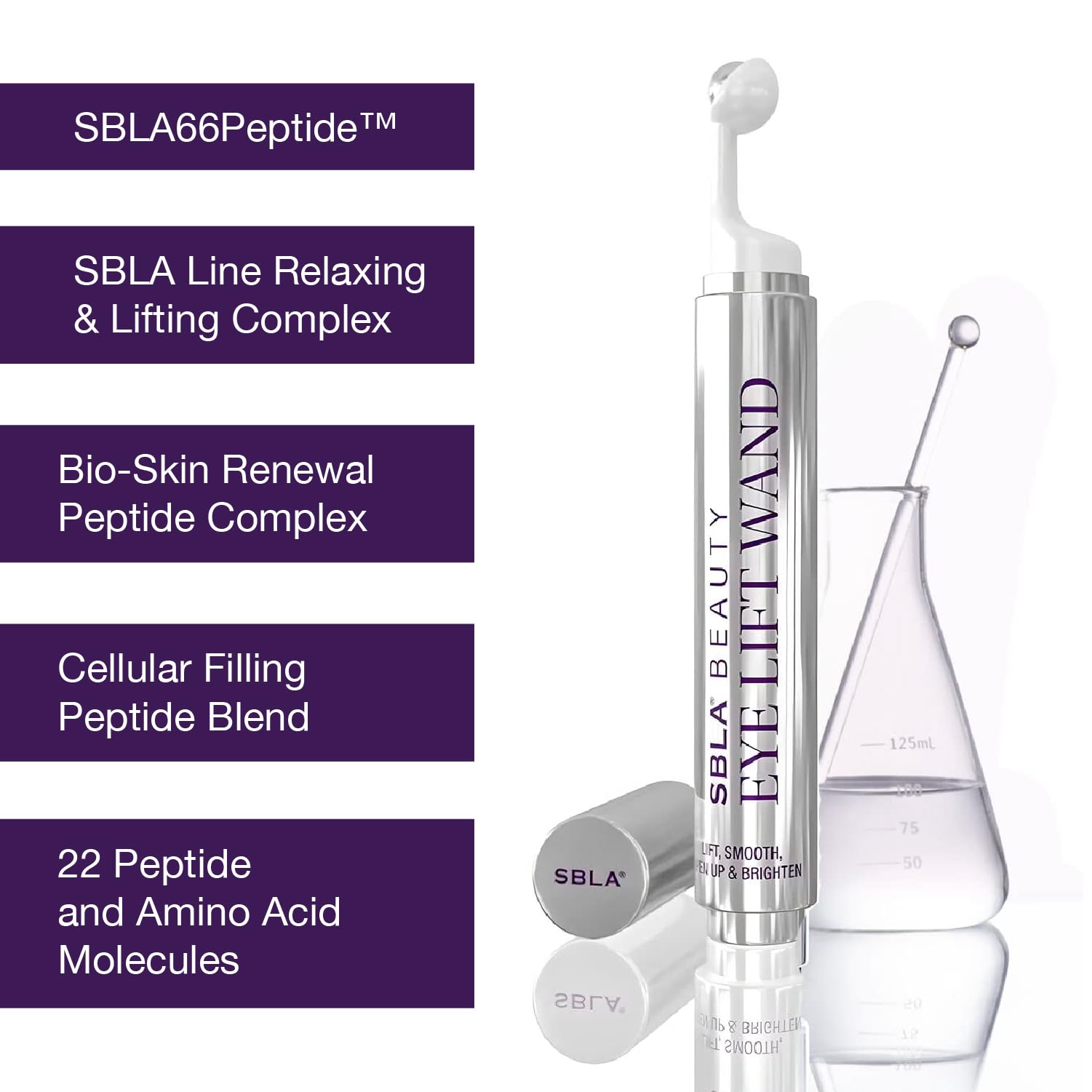 SBLA Eye Lift Wand with peptide-rich complex supporting hydration and skin health