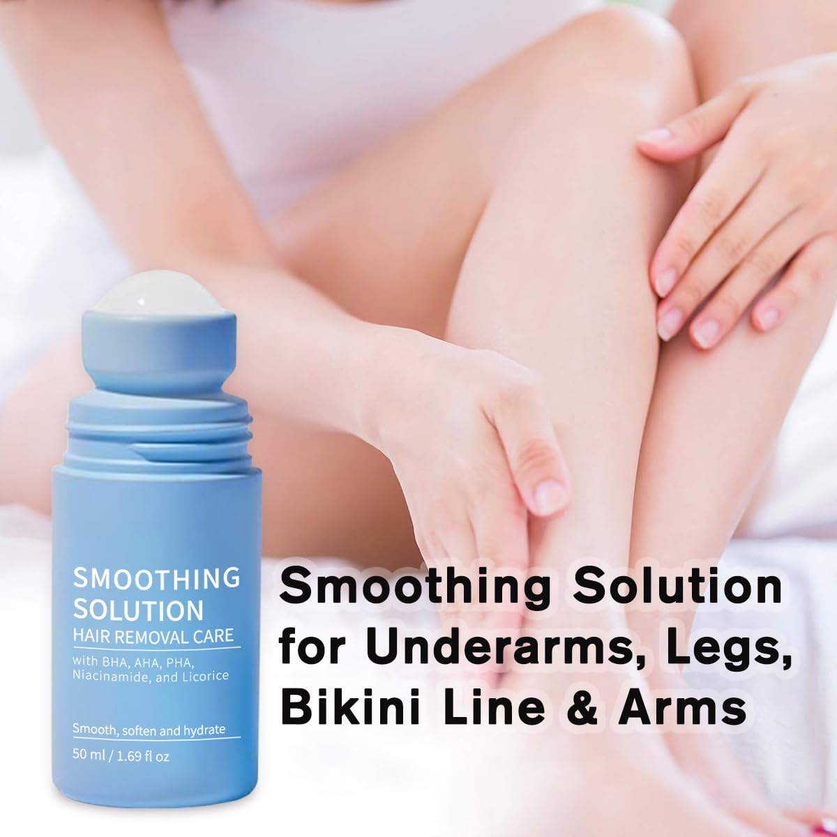 SbqIbycine after-shave care supports smoother texture and less noticeable razor bumps.