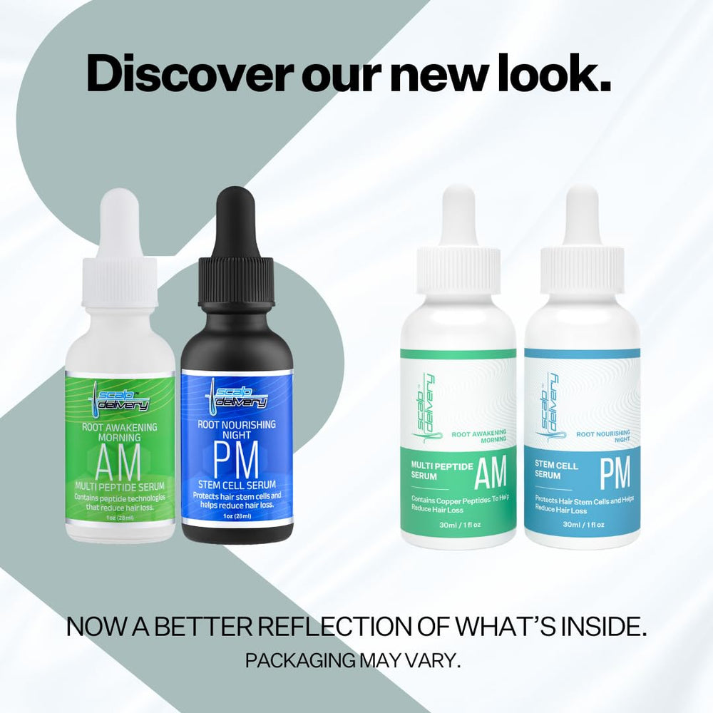 Scalp Delivery packaging lineup conveys premium at-home hair care experience.