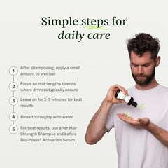 Bio-Pilixin conditioner for weak hair restoration nurtures fragile strands