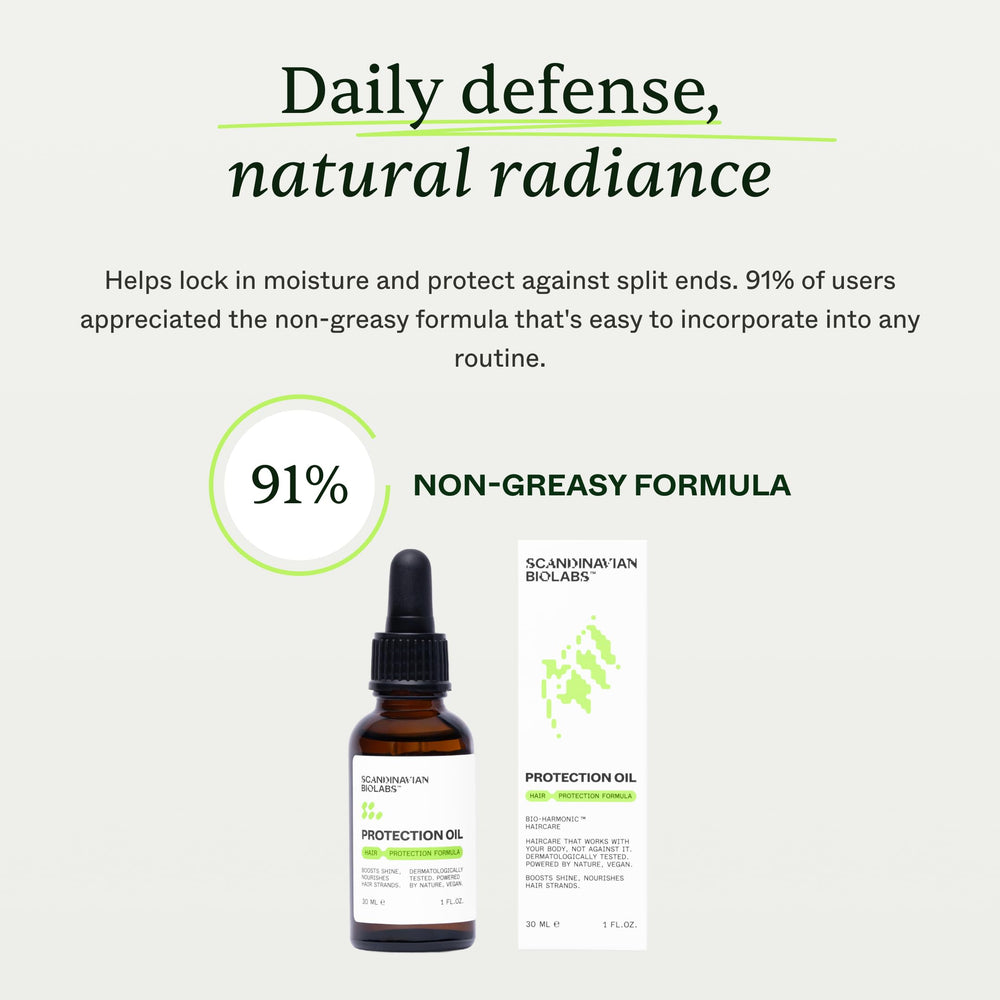 Scandinavian Biolabs Protection Oil fragrance-free option for sensitive users.