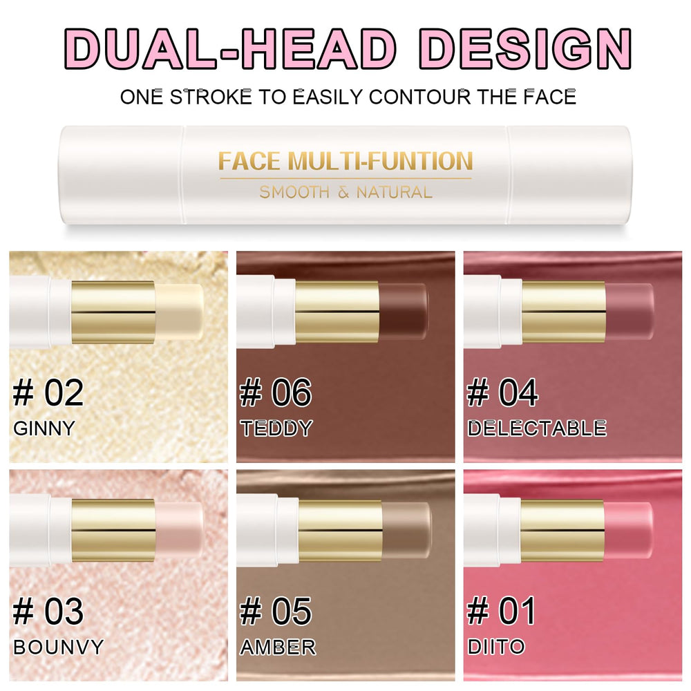 Scarman contour kit bronzer end shapes sculpted cheeks with easy precision