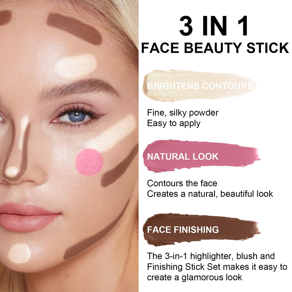 Scarman blush swatch on cheek demonstrates natural flush and blendable texture.