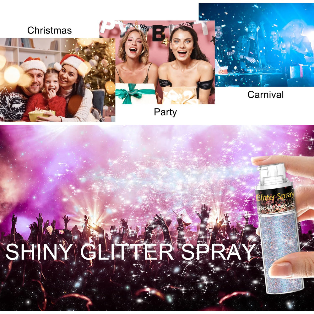 Scarman Glint-Rainbow compact bottle travels easily for on-the-go glam.
