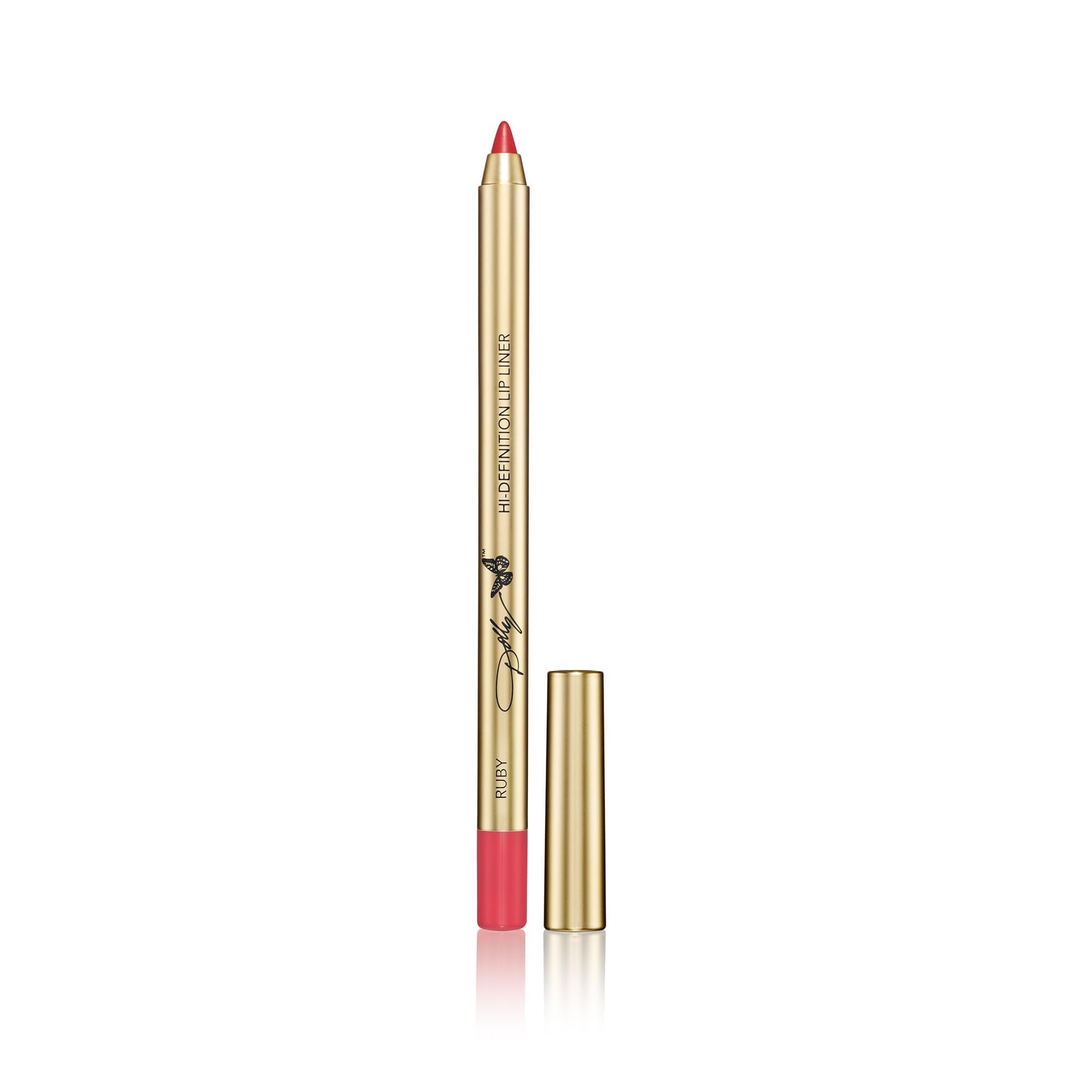 SCENT BEAUTY Dolly Beauty Lip Bundle Hi-Definition Lip Liner Ruby for precise contour