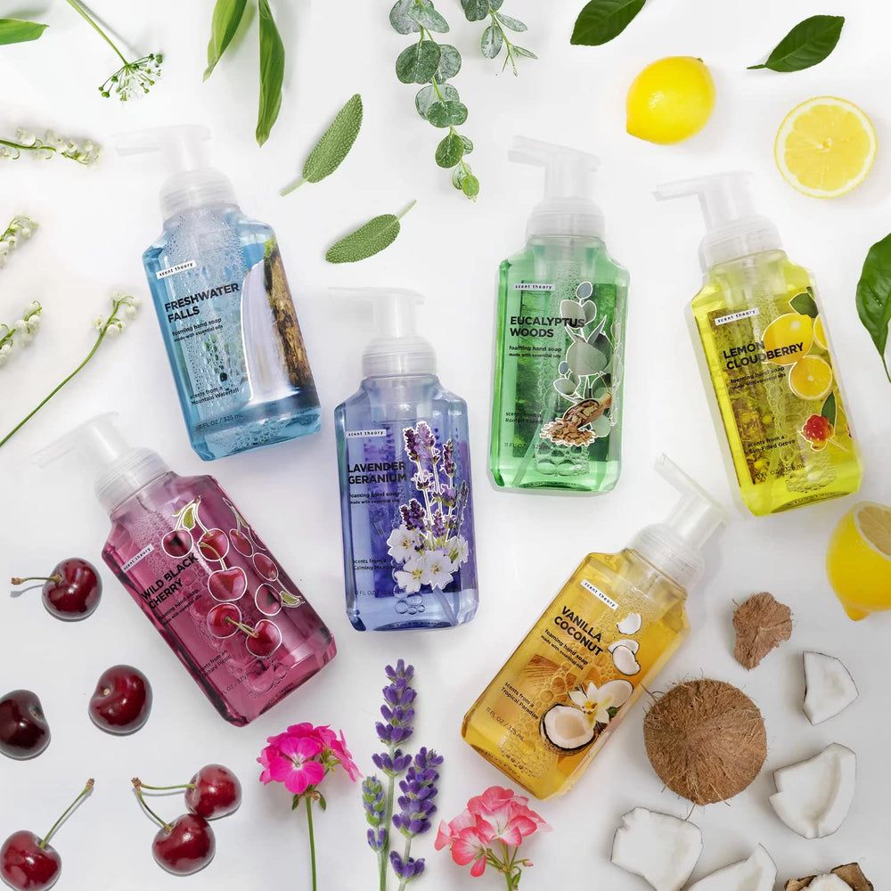 Scent Theory fragrance mix bottle revealing varied scent notes