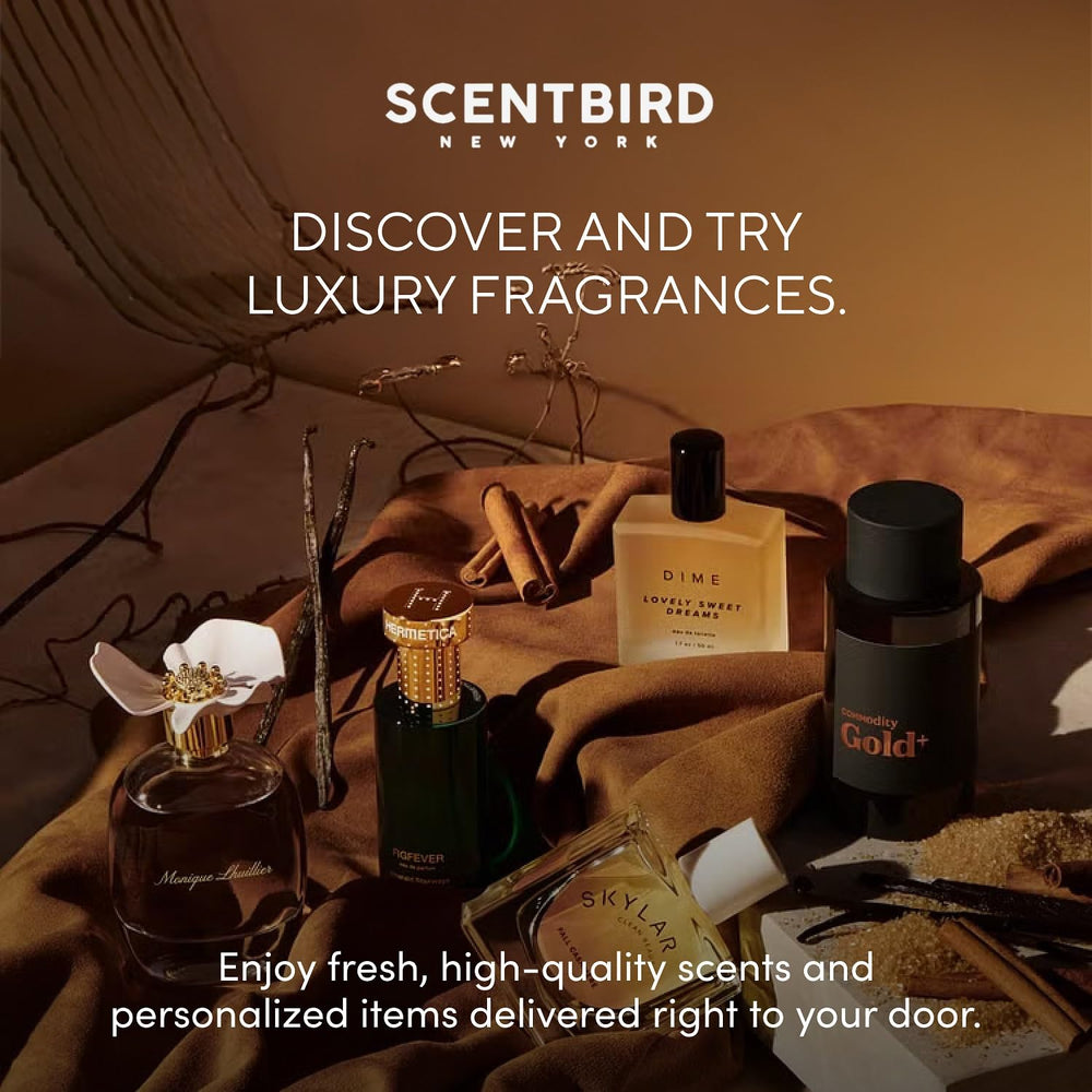 Scentbird Strawberry Shortcake note diagram illustrating vanilla shortcake and whipped cream influence.