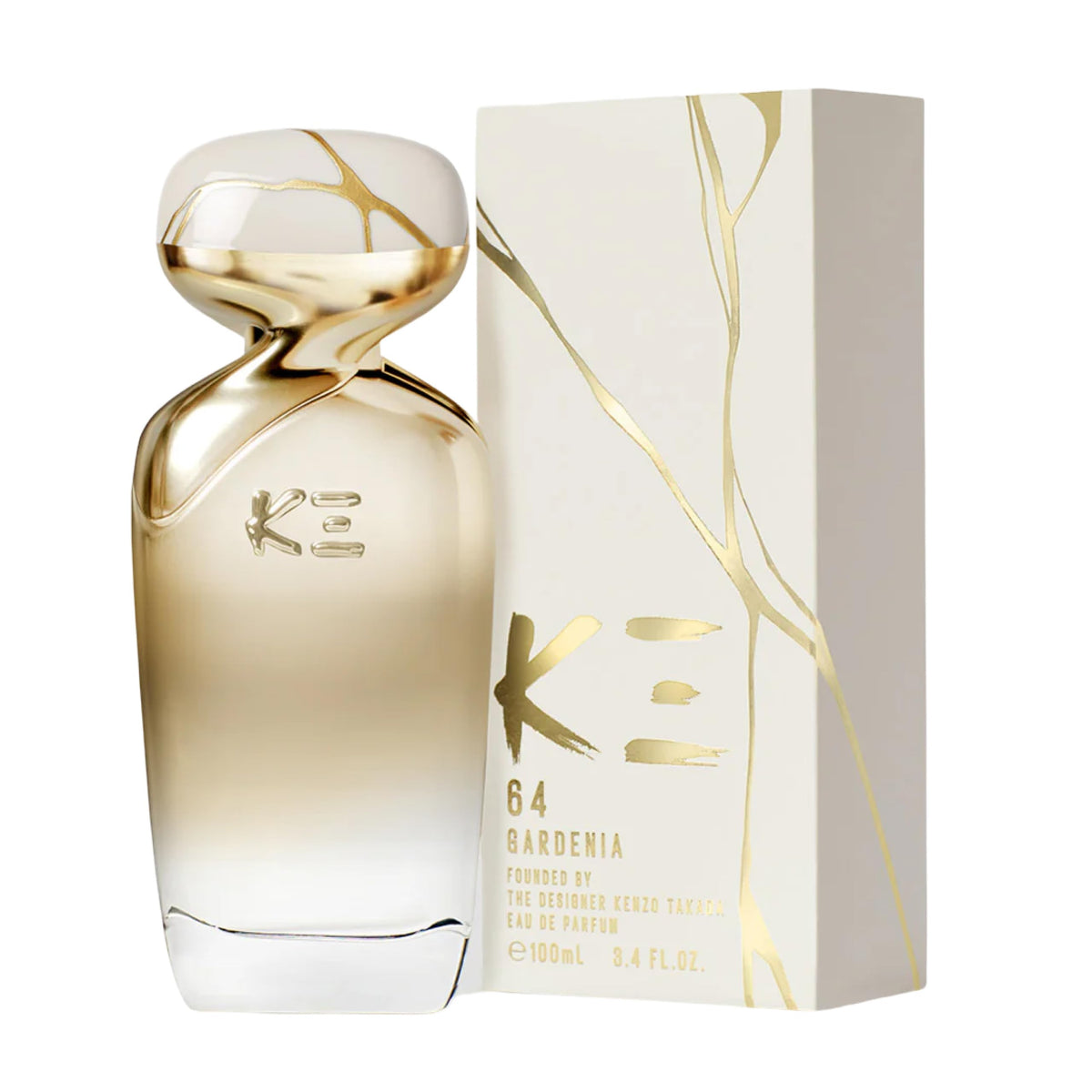 SCENT BEAUTY K-3 64 Gardenia EDP bottle showcased for a luxurious, unisex floral experience