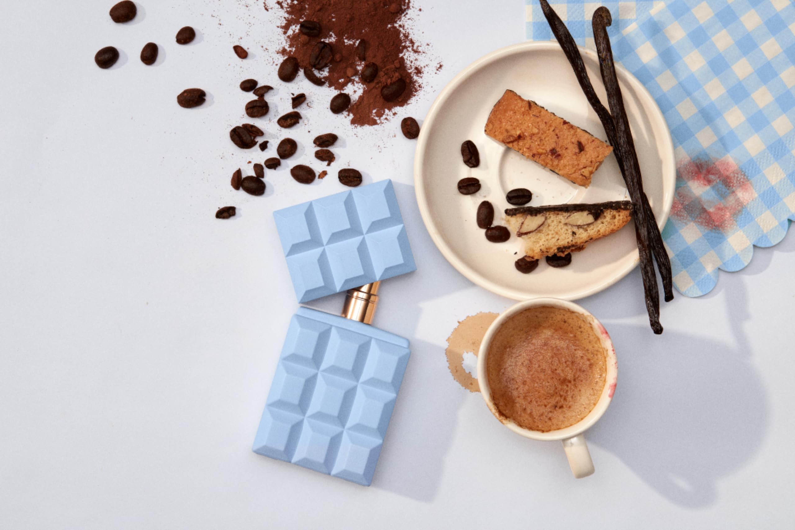 SCENT BEAUTY Sabrina Me Espresso on vanity ideal for a refined fragrance ritual.