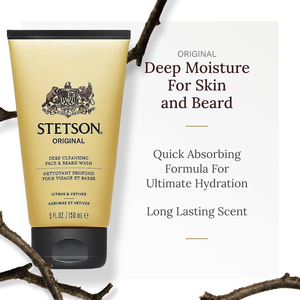 SCENT BEAUTY Stetson moisturizer jar close-up highlighting non-greaky formula.