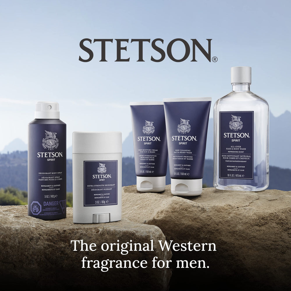 SCENT BEAUTY Stetson Spirit leathery musk with warm amber