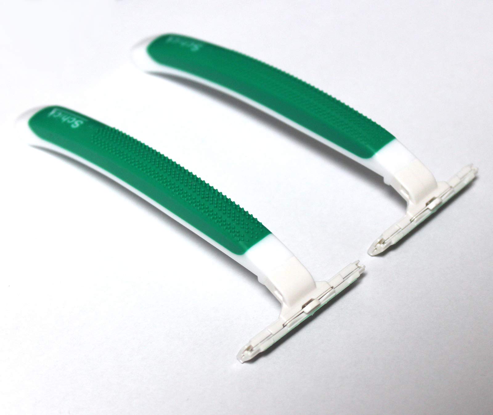Schick Exacta2 close-up blades emphasizing blade quality and precision