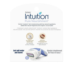 Schick Intuition Pure Nourishment moisturizing bar with cocoa butter.