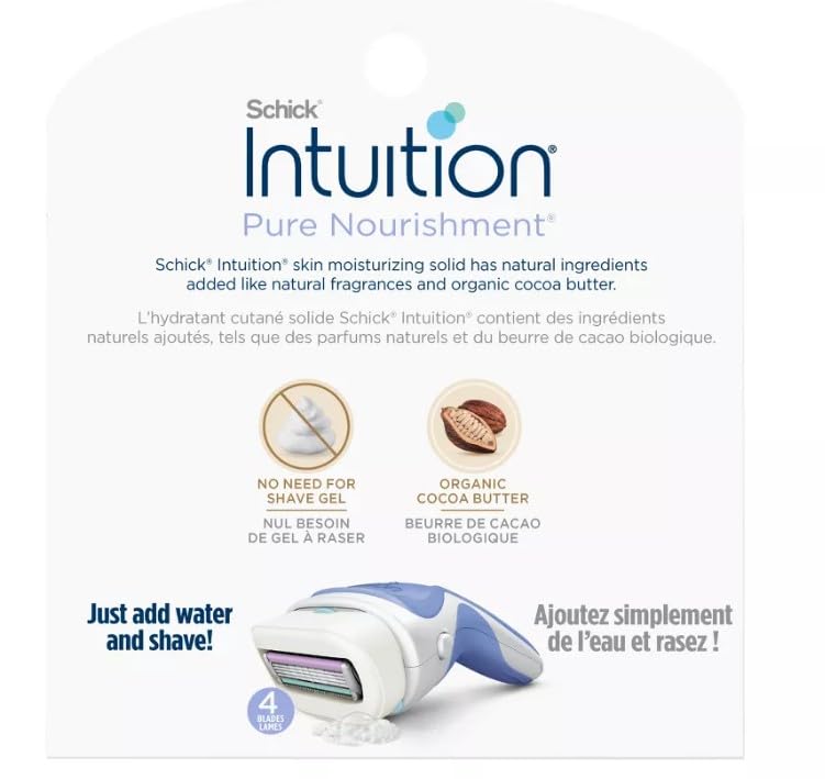 Schick Intuition Pure Nourishment on-the-go shaving solution overview