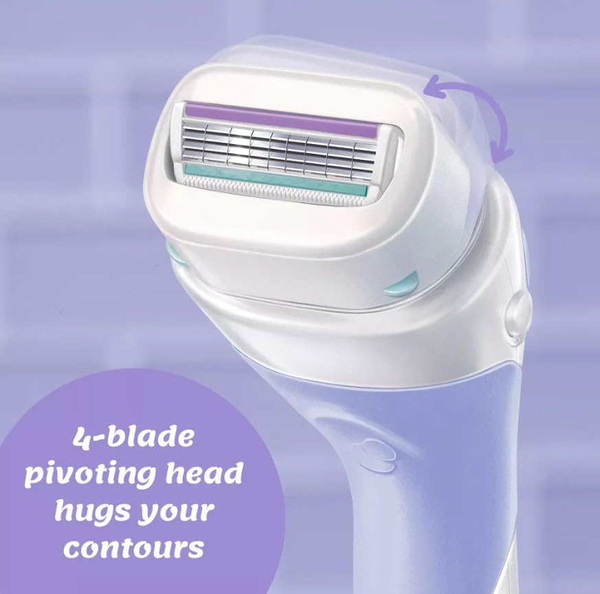 Schick Intuition Pure Nourishment pivoting head following body contours