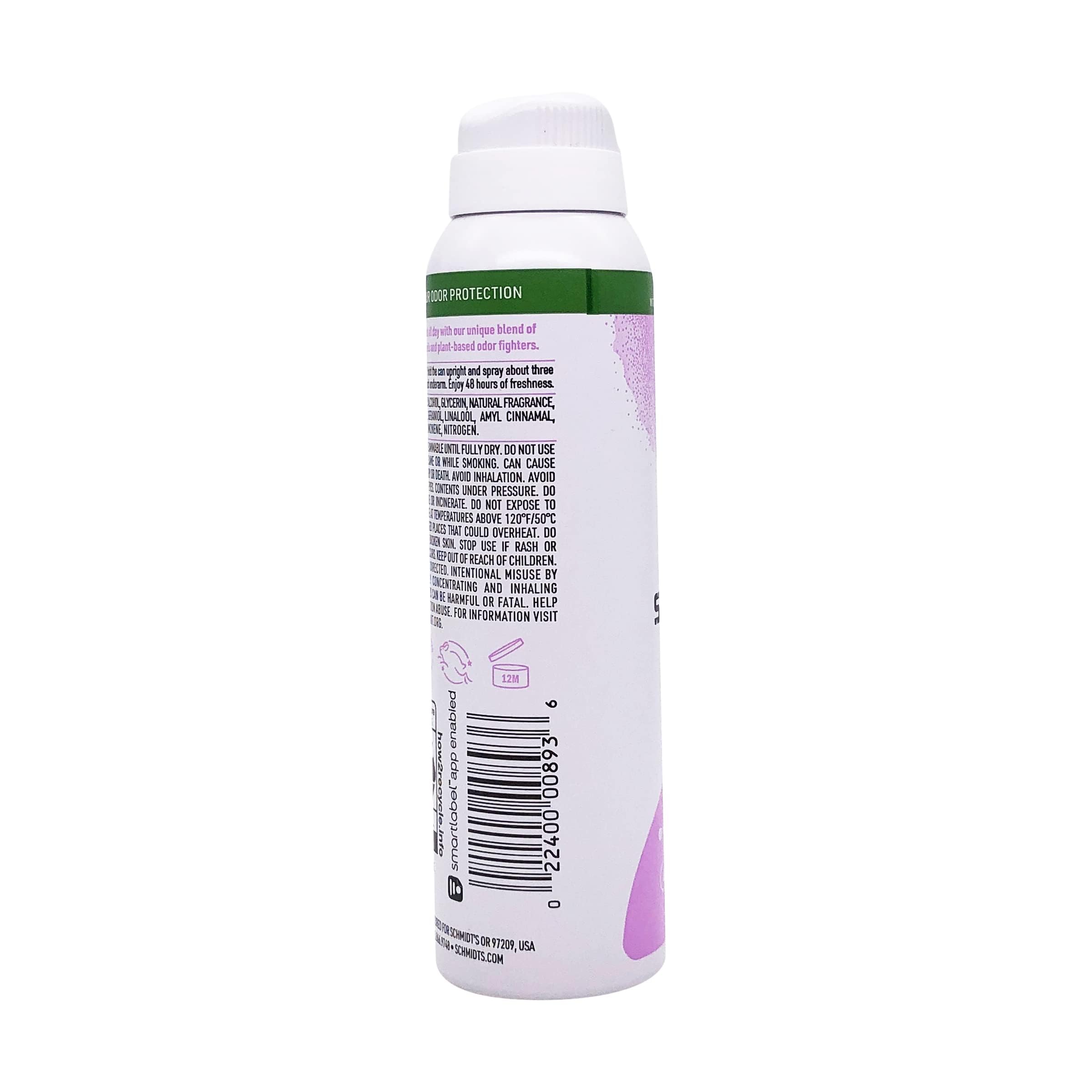 Schmidt's Deodorant logo with cruelty-free badge signals ethical choice